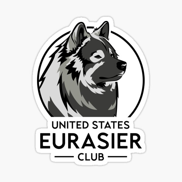 US Eurasier Club - Logo Head, Color Sticker