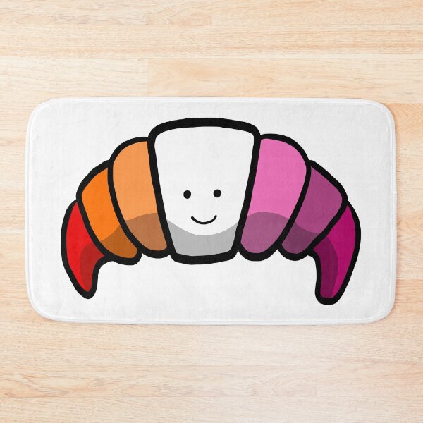Item preview, Happy Lesbian Pride Croissant designed and sold by CJ Vanderbeek.