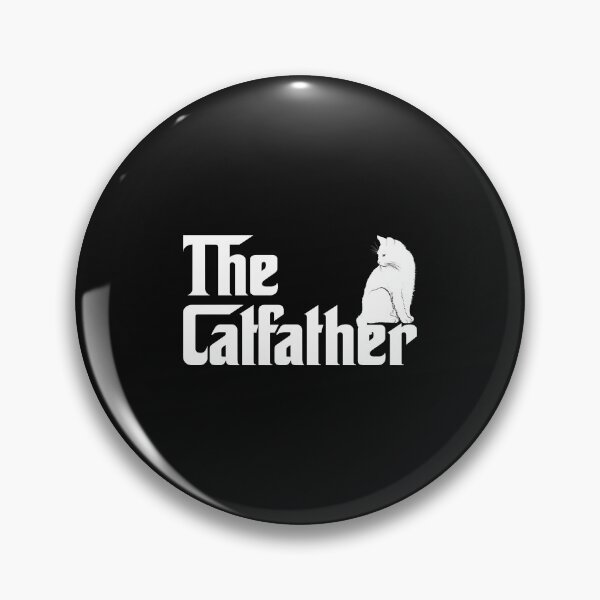 Item preview, The-Catfather-T-Shirt-Funny-Cat-Parody-Men-Fathers-Day-Gift designed and sold by heckfournieryti.