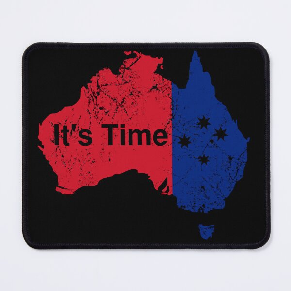 Item preview, Australian Labor Party, Its Time Design in Black designed and sold by Manoroma.