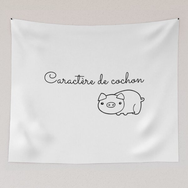 Item preview, Caractère de cochon !   classique   designed and sold by Rojsiai.