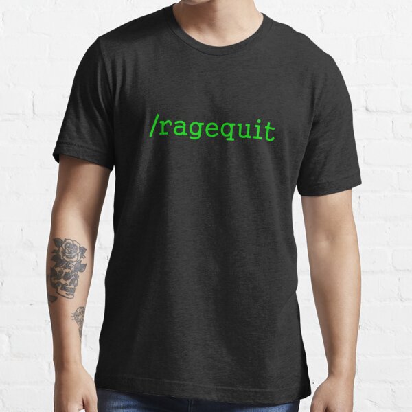 Rage Quit! - Cute Gamer T-Shirt by Obvian - The Shirt List