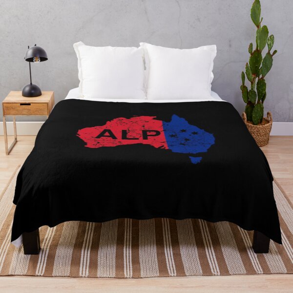 Item preview, ALP, Australian Labor Party Design in Black designed and sold by Manoroma.