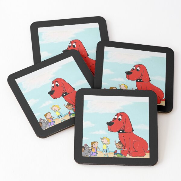 Item preview, Clifford the big red dog cartoon Chiffon Top designed and sold by pondbeanstore.