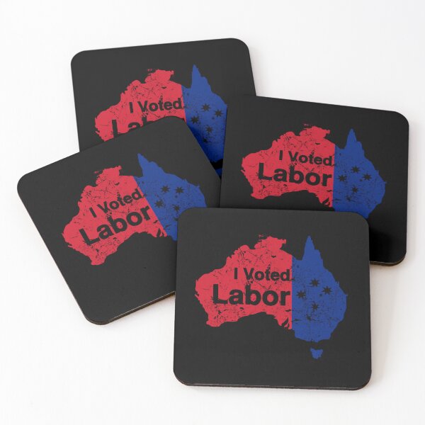 Item preview, I Voted for the Australian Labor Party Design in Black designed and sold by Manoroma.