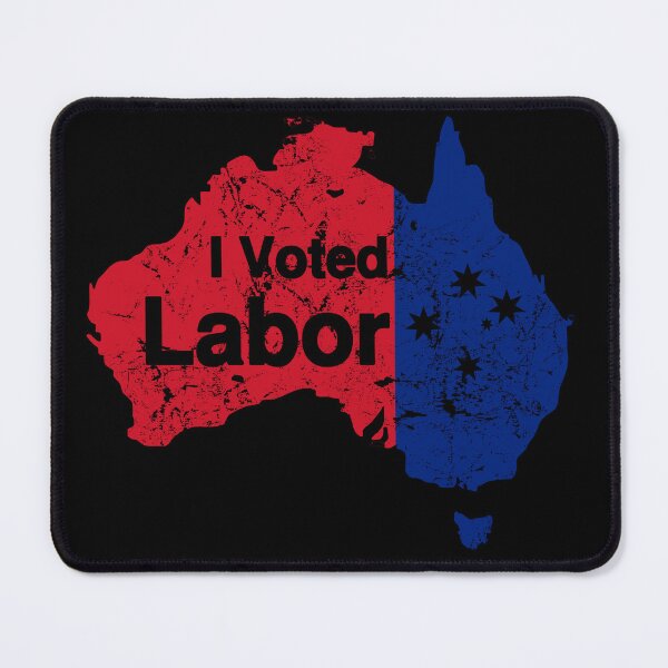 Item preview, I Voted for the Australian Labor Party Design in Black designed and sold by Manoroma.
