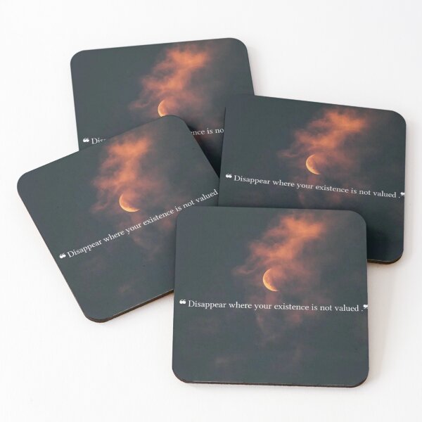 Item preview, Aesthetic quotes Disappear where your existence is not valued  designed and sold by Rishabhthinks.