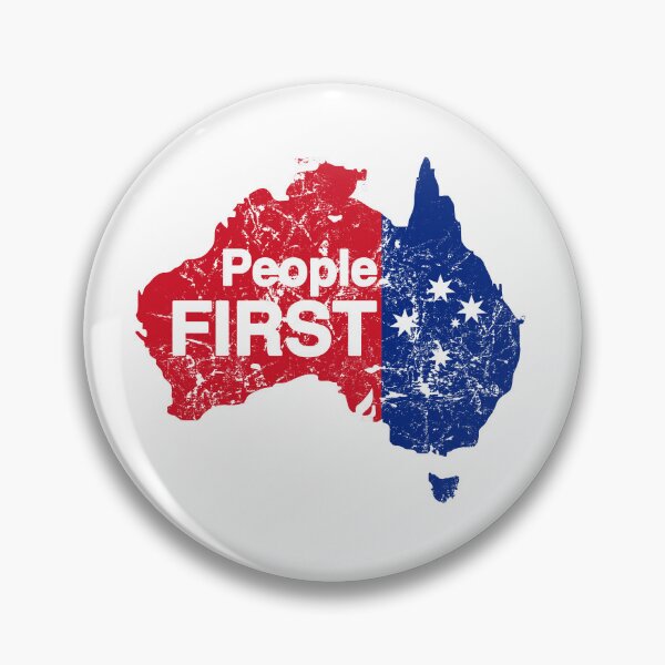 Item preview, Australian Labor Party, People First designed and sold by Manoroma.