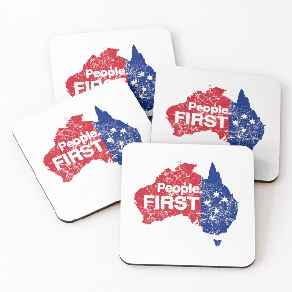 Item preview, Australian Labor Party, People First designed and sold by Manoroma.