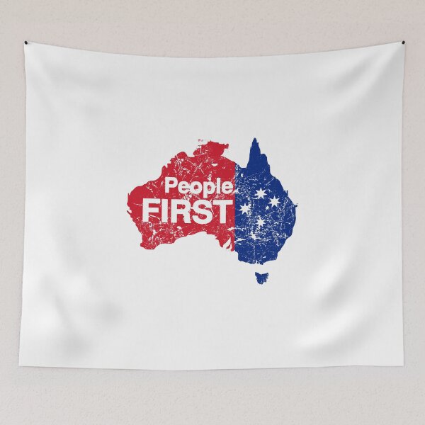 Item preview, Australian Labor Party, People First designed and sold by Manoroma.