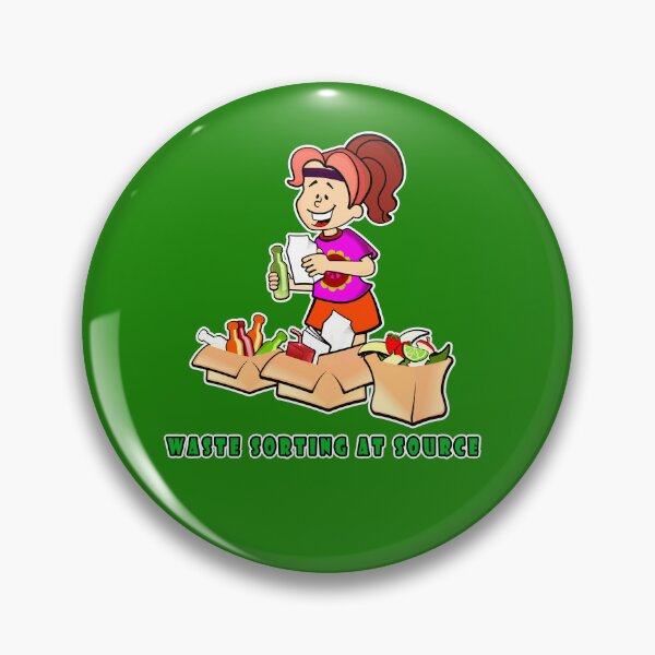 Item preview, waste sorting at source,protect nature for future generations, keep it green designed and sold by Tiziza.