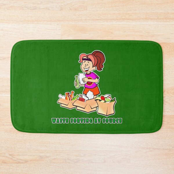 Item preview, waste sorting at source,protect nature for future generations, keep it green designed and sold by Tiziza.