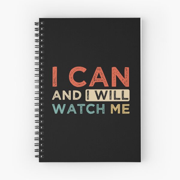 Item preview, Positive Message I Can & I Will Watch Me, Inspiring, Positive Quotes designed and sold by teesBYAlioui.
