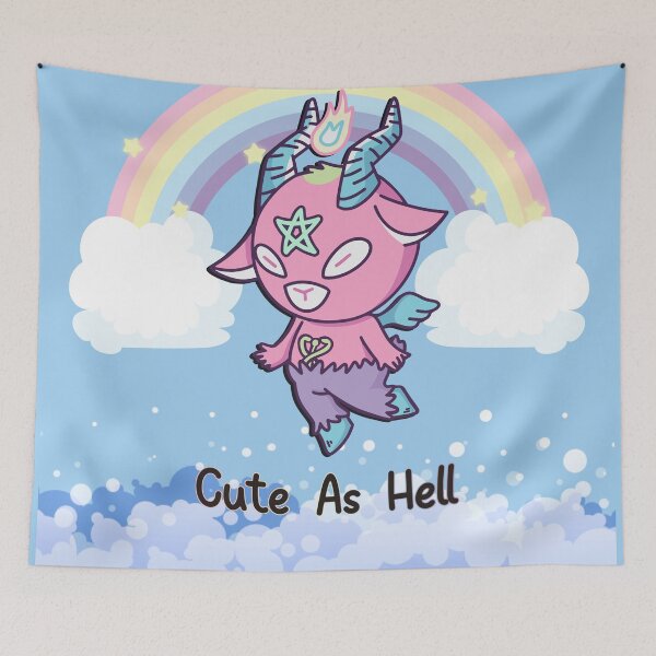 Item preview, Cute As Hell Baphomet designed and sold by Haygoodies.