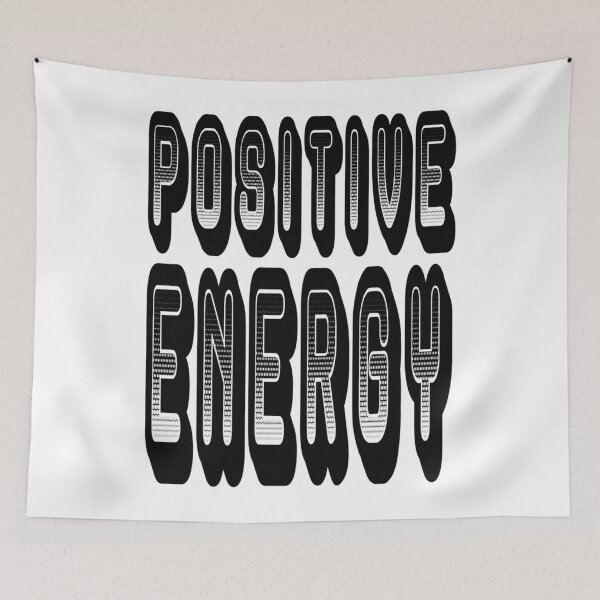 Item preview, Énergie positive - en noir  classique designed and sold by Yogkesi.