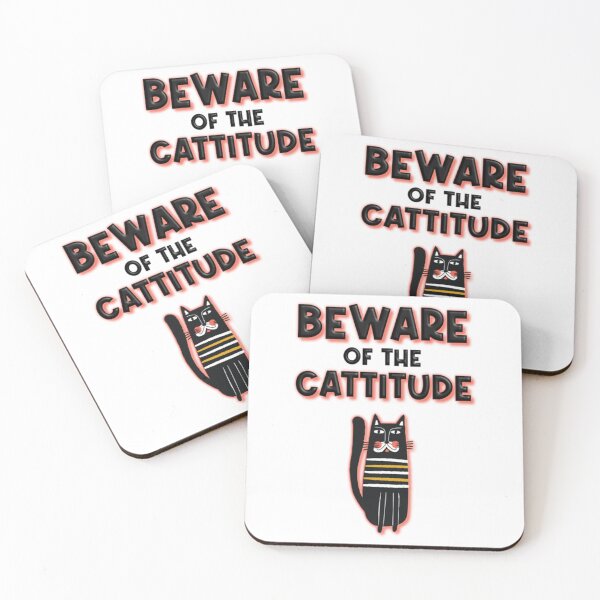 Item preview, Attention à la Cattitude  classique designed and sold by Yogkesi.