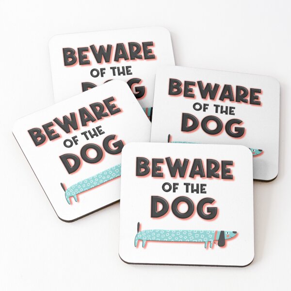 Item preview, Attention au chien  classique designed and sold by Yogkesi.