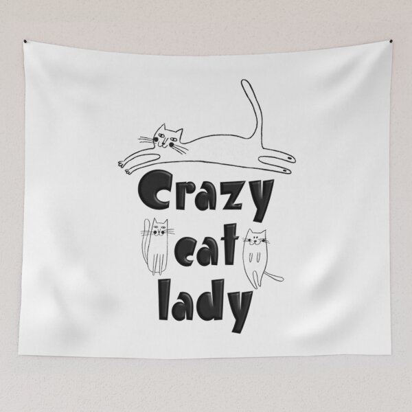 Item preview, Crazy Cat Lady  classique designed and sold by Yogkesi.