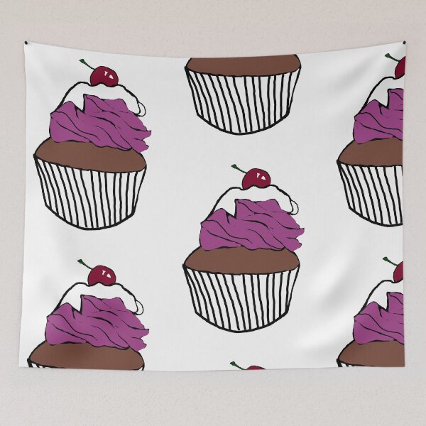 Item preview, Cupcake with Pink Icing  designed and sold by CampArtwork.