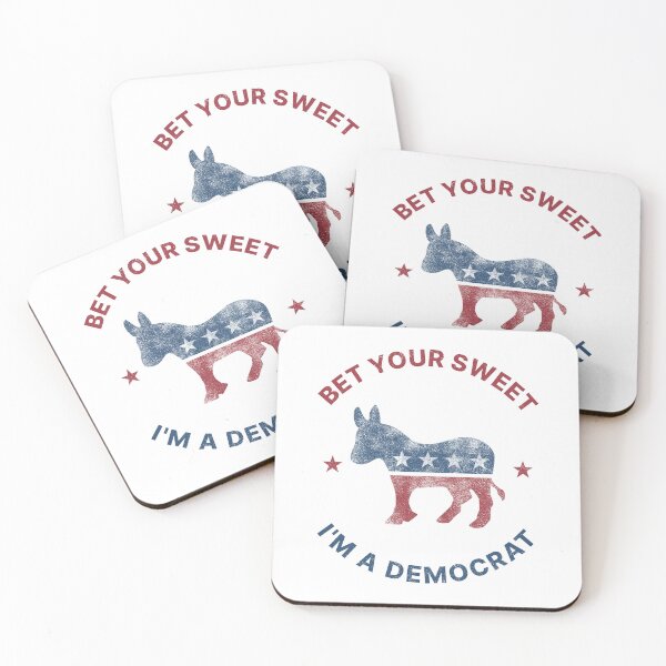 Item preview, Democrat Donkey Pun Bet Your Sweet Funny Political Humor Satire designed and sold by BigBlueMachine.