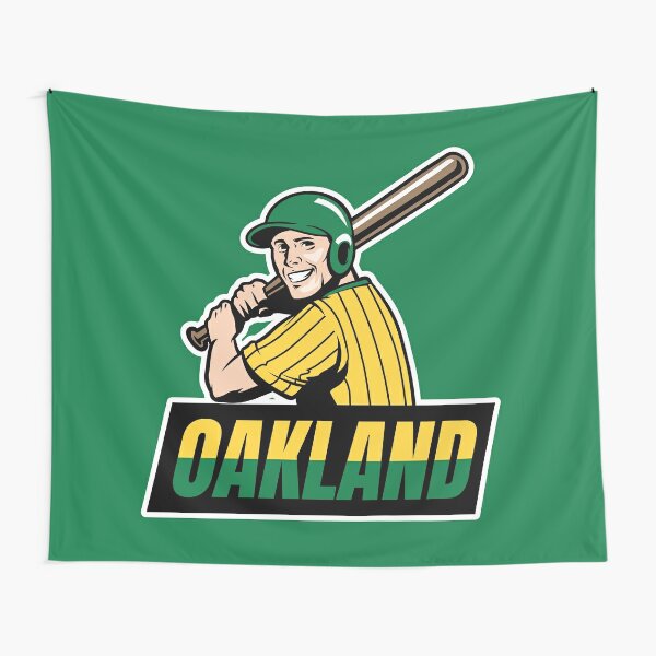 Download Oakland Athletics' Matt Olson Swinging Bat Wallpaper