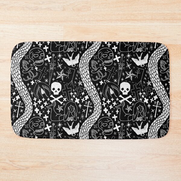Item preview, OFMD Blackbeard Tattoos (White) designed and sold by ebleb.