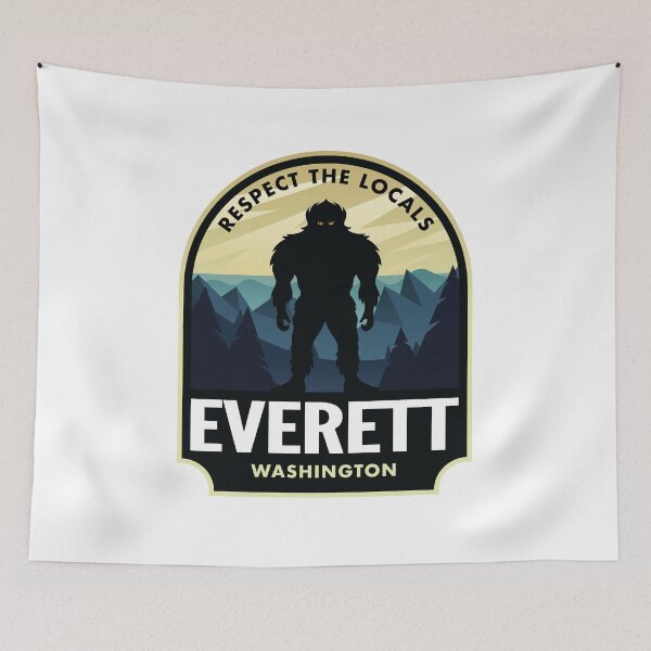 Item preview, Everett Washington Bigfoot Sasquatch designed and sold by HalpinDesign.
