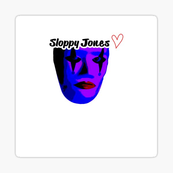 Sloppy Slasher Mask Sticker