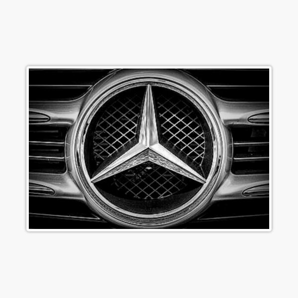 Mercedes Sticker for Sale by HarEDesigneR .