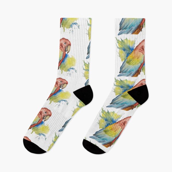 Item preview, Painted Macaw Parrot Bird with Watercolour  designed and sold by RonelBroderick.