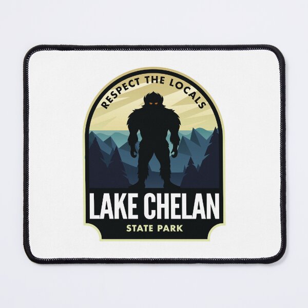 Item preview, Lake Chelan Washington Bigfoot Sasquatch designed and sold by HalpinDesign.