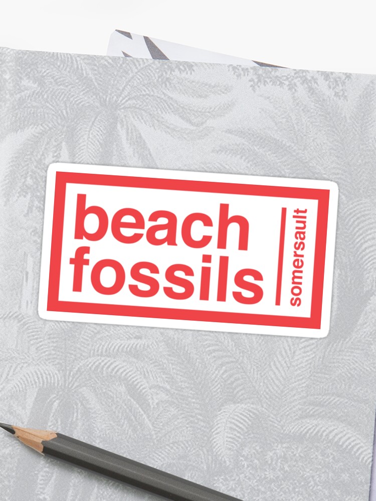 Beach Fossils Somersault Sticker Sticker