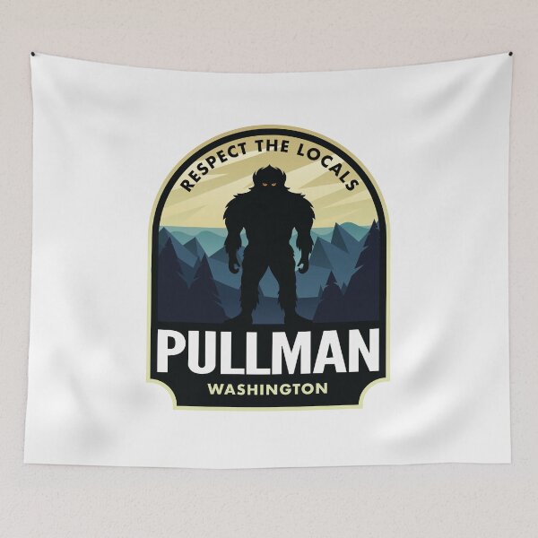 Item preview, Pullman Washington Bigfoot Sasquatch designed and sold by HalpinDesign.