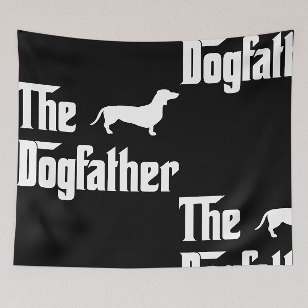 Item preview, The-Dogfather-T-Shirt-Mens-Dachshund-Dog-Lovers-Gift designed and sold by heckfournieryti.