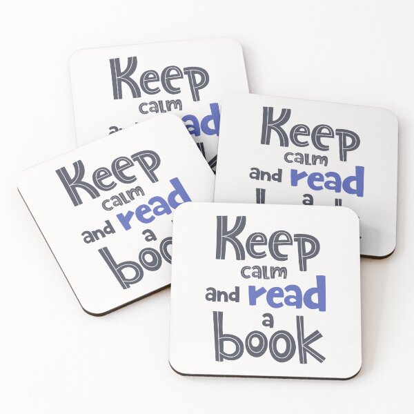 Item preview, Keep Calm And Read Book designed and sold by ZubiyaArt.