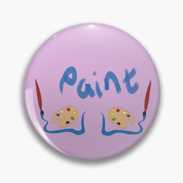 Item preview, Brush and palette paint pattern designed and sold by tetibright.