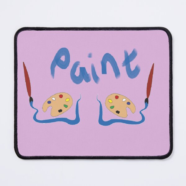 Item preview, Brush and palette paint pattern designed and sold by tetibright.