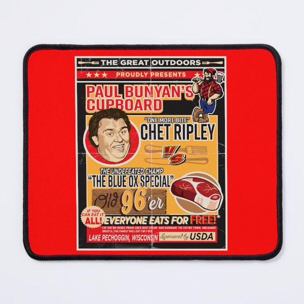 Item preview, Great Outdoors Eating Contest Poster Ad designed and sold by Alema Art.
