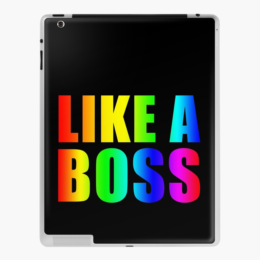 Roblox Inspired Like A Boss Ipad Case Skin By Concuido Redbubble - roblox faux leather ipad case choice of design model