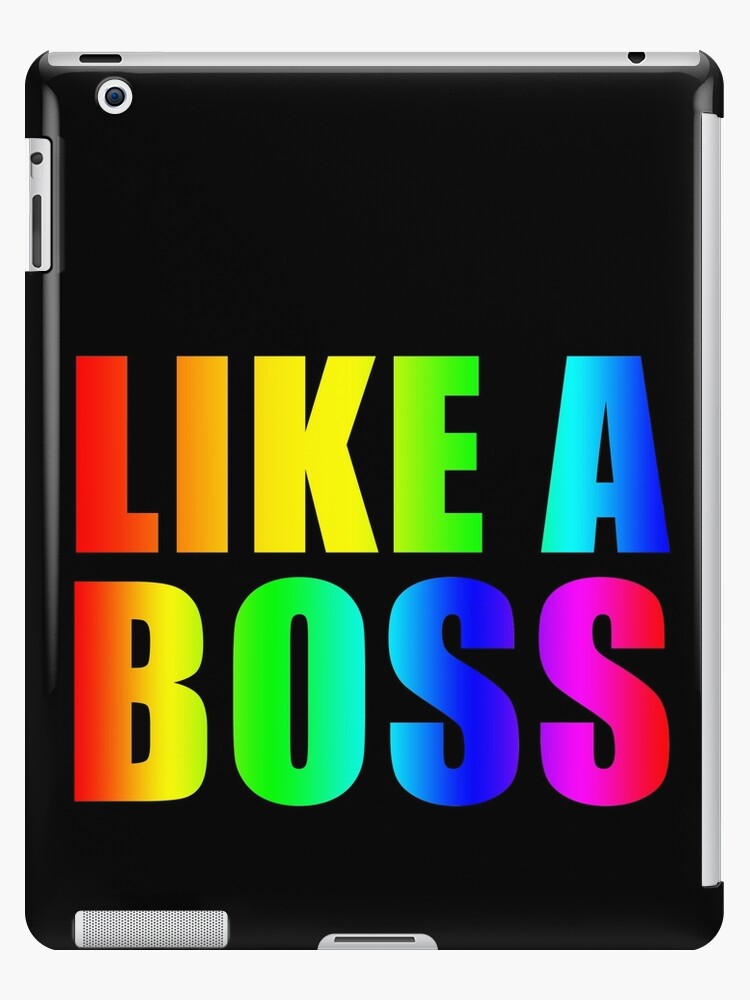 Roblox Inspired Like A Boss Ipad Cases Skins By Concuido Redbubble - roblox inspired like a boss