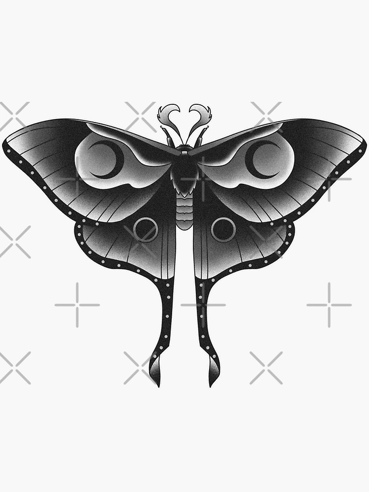 Moth Sticker Pack of 3 — Yvette Lab Fine Art Studios