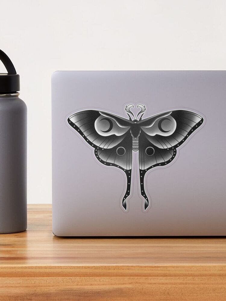 Moth Sticker Pack of 3 — Yvette Lab Fine Art Studios