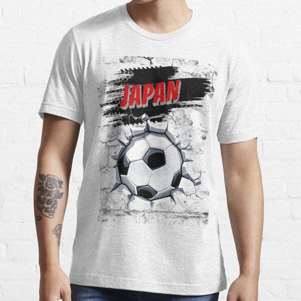 Japan Football Jersey Japanese Football Shirts Japanese Football World Cup  T-shirt - Ink In Action