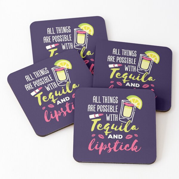 Item preview, All Things Are Possible with Tequila and Lipstick designed and sold by jaygo.