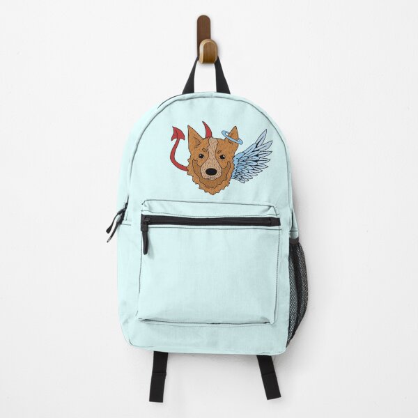 Item preview, 50% Angel, 50% Devil Red Heeler designed and sold by BuckWildDesigns.
