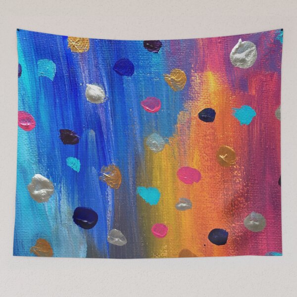 Item preview, Acrylic Painting Dot Pattern designed and sold by Thedisc0panda.