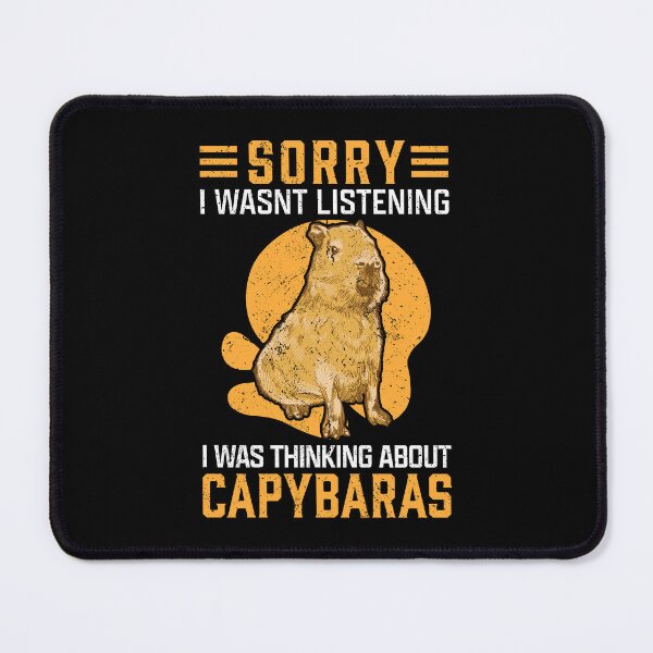 Item preview, Capybara distracted South American capybara designed and sold by madgrfx.