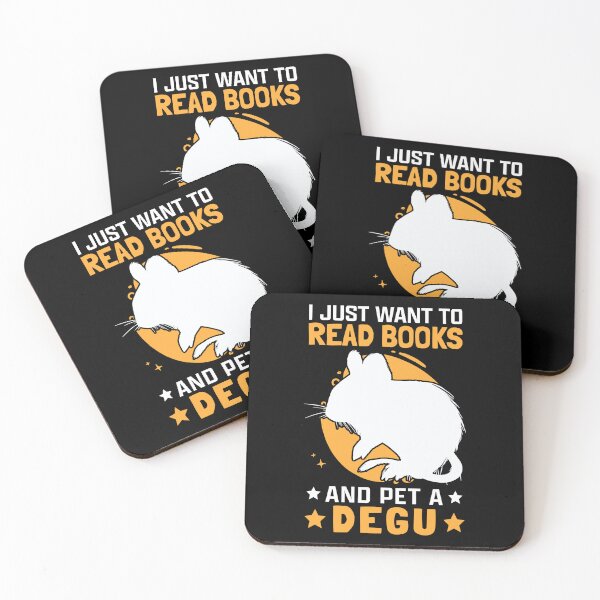 Item preview, Degus and Books Chilean Rodent Degu designed and sold by madgrfx.