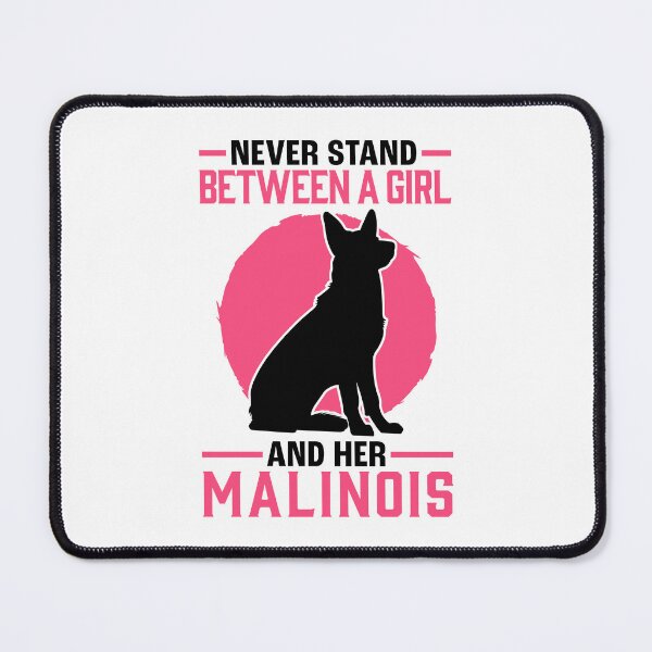 Item preview, Girl with Malinois Belgian Shepherd Dog designed and sold by madgrfx.