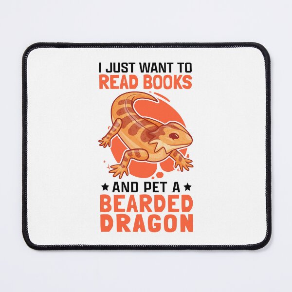 Item preview, Bearded Dragons and Reading Books Terraristics Bearded Dragon designed and sold by madgrfx.